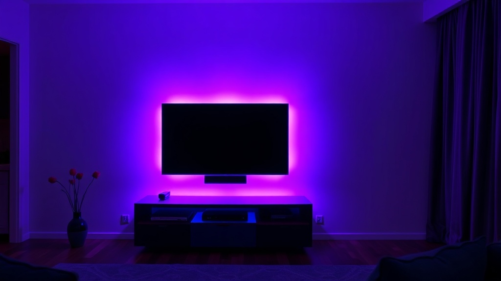Jak zaplanować oświetlenie w salonie z użyciem listew LED z Castoramy (RGB i ciepła biel)