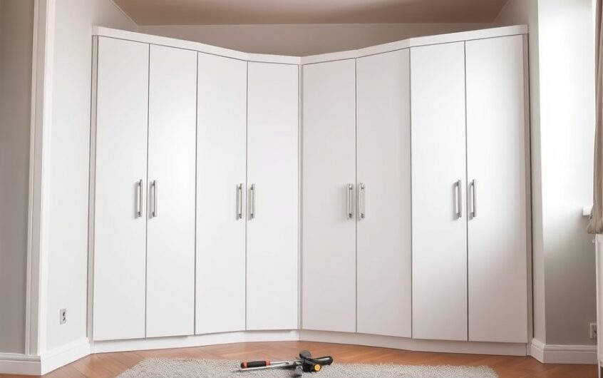 Jak zabudować wnękę regałem IKEA Pax z frontami z Castoramy