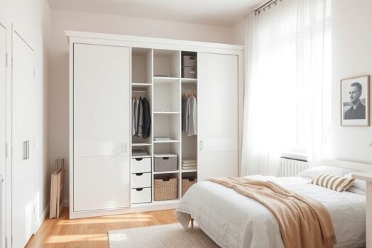 Jak zorganizować szafę w sypialni w bloku z systemem PAX z IKEA – praktyczny montaż i podział wnętrza za 1200 zł