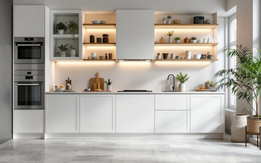 Jak zaaranżować małą kuchnię 4-6 m² w bloku: sprytne przechowywanie, ergonomia i triki na optyczne powiększenie